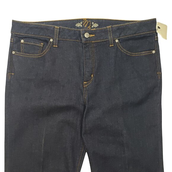 Miraclebody Jeans Women's Size 16 Mystic Blue Dark Wash Denim Slimming Stretch - Picture 12 of 16